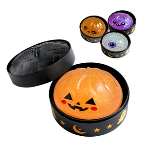 Juguete antiestrés no tóxico para Halloween, juguete blandito de rebote rápido con forma de dumpling, juguete blandito con purpurina, suave al tacto, lindo y divertido. - Product Image 1