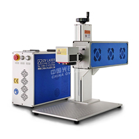 Laser Galvo CO2 35W avec convoyeur automatique pour pailles en bambou, baguettes, brosses, stylos, machine de gravure laser CO2