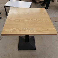 YWJ Yaweijia Table Restaurant Bois Simple Centre En Bois Table Conceptions Table Basse Carrée Bois