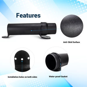 Çok amaçlı güvenli dosya manuel depolama tüpleri toplu mevcut plastik belge tüp teneke kutu - Product Image 4