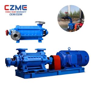 Pompe centrifuge horizontale multi-étages série CZME D/DG à haute pression pour alimentation de chaudière et drainage minier OEM - Product Image 1