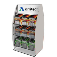 Castrol lubrifiant huile moteur batterie automobile présentoir présentoir de batterie de voiture étagère présentoir de batterie de voiture