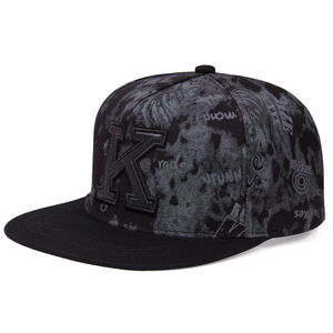 Gorras Snapback Vintage de Hip-Hop con Letra <span class=keywords><strong>K</strong></span> para Hombres, Gorra de Béisbol Personalizada de 5 Paneles Flex Fit, Fabricante de Gorras Personalizadas, Fábrica de Sombreros - Product Image 2