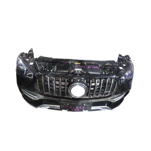 مجموعة هيكل فئة AMG Mercedes-Benz شائعة الاستخدام تتميز بترقية المصد الأمامي شبكة غطاء محرك السيارة منتج جديد - Product Image 4