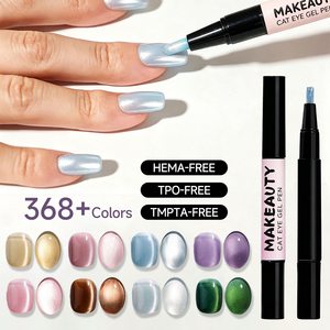 En Oferta, Esmalte de Uñas en Gel UV de un Solo Paso, Efecto Ojo de Gato, No Tóxico, Diseño de Lujo, Esmalte de Gel <span class=keywords><strong>Nicole</strong></span>, 288 Piezas - Product Image 6