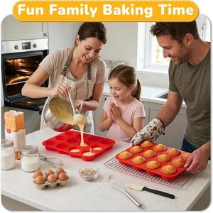 Heat Resistant Silicone Bread Loaf Pans for <b>Microwave</b> Oven Baking Cake Toast Mousse Mould <b>Red</b> - Product Image 6