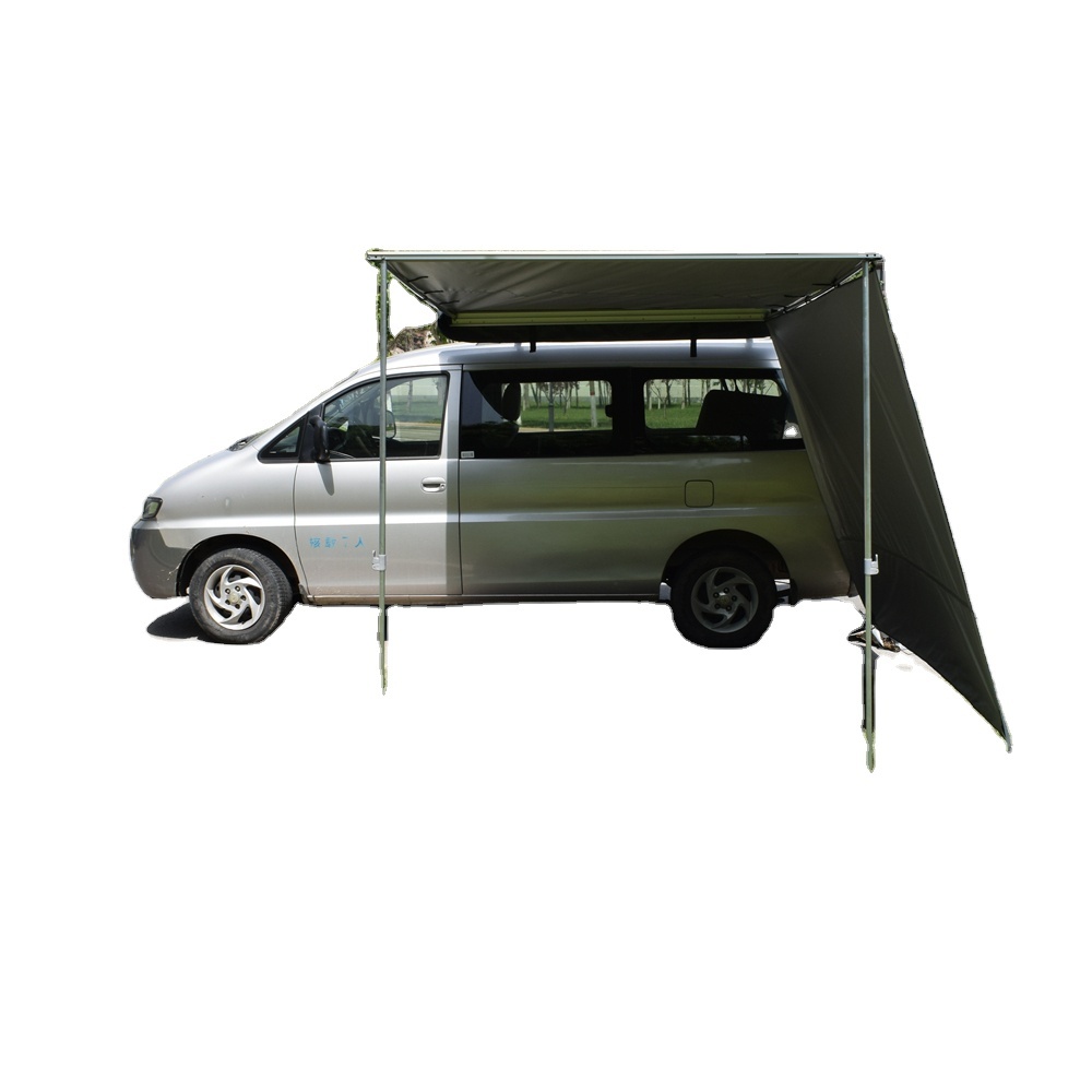 Car Side Awning for Outdoors Camping Canvas Wall Tent 180 Degree Awning for Tent Car Awning