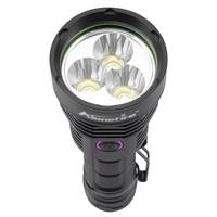 Linterna LED Potente Alonefire SV43 3 X SST40 30W, Utiliza Batería Recargable 21700, Linterna Táctica para Camping al Aire Libre