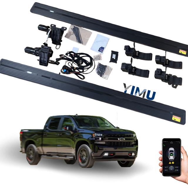Electric Side Steps Bars Power Running Boards for Pickup Chevrolet Silverado Automatic Electric Power Side Step