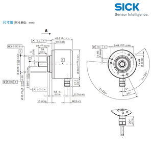 SICK Absolute Encoder 1116084 AFS60I-S4AC016384 เซ็นเซอร์ตำแหน่งควบคุมอุตสาหกรรมสแตนเลสสตีล - Product Image 3
