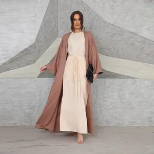 Hot sale fournisseur three pieces abaya styles in dubai turquie long skirts for women muslim