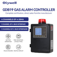 Sistema de Alarma de Detección de Gases con Host RS485, Detectores de Dos Buses, Controlador de Alarma de Gas