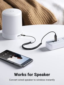 UGREEN adaptateur Aux vers <span class=keywords><strong>Bluetooth</strong></span> 5.0 3.5mm récepteur <span class=keywords><strong>Bluetooth</strong></span> pour voiture <span class=keywords><strong>USB</strong></span> 2.0 à 3.5mm Kit <span class=keywords><strong>Jack</strong></span> - Product Image 5