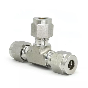 Swagelok Đầu Nối Ống Nén Hai Đầu Nối Ống Phụ Kiện Dụng Cụ Đầu Nối Ống Thép Không Gỉ 316 Bằng Ba Chiều - Product Image 4