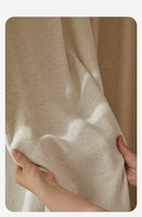 Rideaux en coton et lin de style naturel américain, écologiques, avec taille et couleur personnalisables pour salon, chambre à coucher, bureau