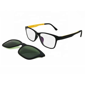 Vuông siêu nhẹ Kính mắt khung với từ có thể tháo rời clip thả bán hàng ống kính phân cực Kính mát - Product Image 5