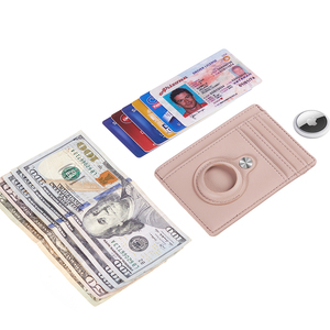 Portacarte <span class=keywords><strong>di</strong></span> <span class=keywords><strong>Credito</strong></span> JIANJI Personalizzato alla Moda con Blocco RFID, Sottile <span class=keywords><strong>e</strong></span> Minimalista, con Tasca Frontale per AirTag - Product Image 4