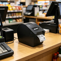 Imprimante thermique compacte SNBC de haute qualité 203 DPI, rapide, BTP-LF258, couleur, petite, pour l'e-commerce, l'expédition d'étiquettes, les commandes par lots et la gestion des stocks