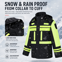 Imperméable d'hiver pour adultes, vêtements de pluie imperméables, veste de pluie imperméable, vêtements de pluie en tissu Oxford