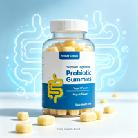 Gommes probiotiques à mâcher pour la santé digestive et immunitaire, complément alimentaire pour enfants, hommes, femmes, OEM, ODM, étiquette privée, sur mesure