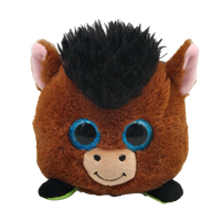 Usine de gros personnalisé OEM/ODM vente chaude mignon animaux en peluche réversibles jouets cheval et vache