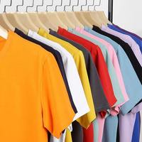 T-shirts pour hommes en coton 100% tricoté, 180 g/m², imprimés surdimensionnés, graphiques personnalisés, grandes tailles