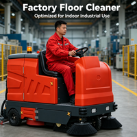 Autolaveuse autoportée industrielle de grande taille 11000, fabriquée en Chine ㎡ Machine de nettoyage de sols tout-en-un avec réservoirs d'eau de 200L/260L