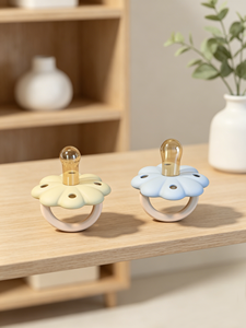 Nouveautés Jouets à mâcher pour bébés sans BPA, sucettes apaisantes pour nouveau-nés, sucettes en silicone souple pour bébés, ensemble de sucettes pour la dentition - Product Image 4