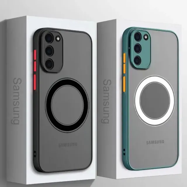 Phone Case for S23 S22 S21 Ultra S20 FE Note 20 10 Plus A54 A14 A53 A13 A52 A34 A32 Wireless Charge Cover