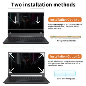 Protection d'écran pour ordinateur portable Gigabyte, certifiée TUV, 15,6 pouces, sur mesure, en gros, amovible, anti-lumière bleue, mate, anti-reflets, PET, 0,38 mm - Product Image 4