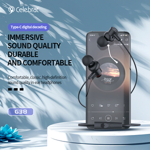Auriculares con cable G38 al por mayor de fábrica con tipo C para Oppo Vivo cabeza redonda plana tipo C Huawei - Product Image 3