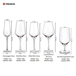 <span class=keywords><strong>Verre</strong></span> à vin rouge Highball personnalisé, transparent, à long pied, en cristal de luxe, style classique, sans plomb, pour cadeaux d'affaires - Product Image 6