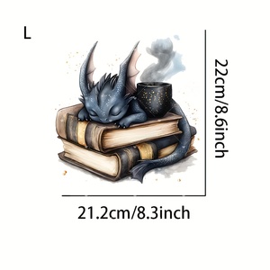 Pegatinas Termoadhesivas Personalizadas de Dragón Bebé, Resistentes al Agua y a los Rayos <span class=keywords><strong>UV</strong></span>, Lavables y para Planchar, Ideales para Camisetas, Sudaderas y Jeans - Product Image 6
