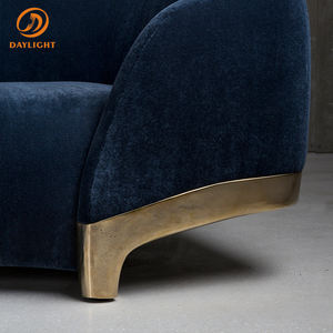 المصنعين مخصص أثاث عصري مريحة كبيرة الأريكة المخملية واحدة الأخضر الأرائك صالة مجموعة ل الاسترخاء - Product Image 6