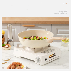 Yapışmaz kızartma tavası tava seti üç parçalı ocak wok stockpot seti - Product Image 2
