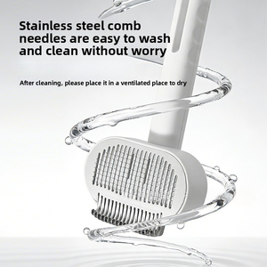 Peigne pour animaux de compagnie, éliminateur de poils de chat, peigne à aiguilles pour chien, peigne pour poils longs et courts de chat, produit dénouleur de poils général - Product Image 5