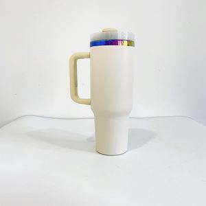 Botella de Agua Deportiva para Exteriores, Libre de BPA, de Acero Inoxidable con Recubrimiento Arcoíris, 40 oz, Lista para Enviar - Product Image 4