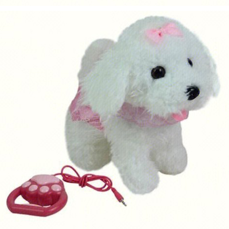 Interactive Electric Plush Dog Toy - Walking, Barking Puppy with Accessories | Shantou Chenghai Peng
