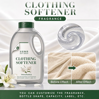 Adoucissant liquide pour linge en pot pliable, gris perle, parfum longue durée, fraîcheur, produits de nettoyage