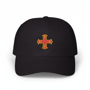 Gorro Masónico de Tela de Algodón Estructurada con Cierre Ajustable, Ajuste Cómodo, Ideal para Ceremonias y Uso en Exteriores - Product Image 1