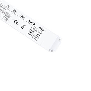 Controlador LED regulable TRIAC 0-10V/1-10V/10V PWM/Rx sin parpadeo de 150W CE, fuente de alimentación LED CV para interiores de 100-240V AC-DC 24V IP20 - Product Image 3