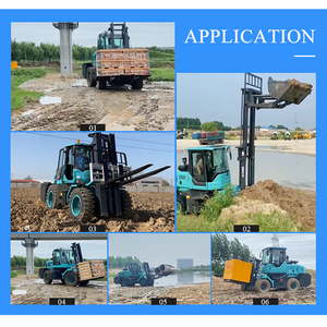 4wd 4x4 2.5 Ton 3 Ton 3.5 Ton 5 Ton Off-road Diesel All Rough Terrain Forklift Truck Off Road Carretilla Elevadora For Sale - Product Image 4