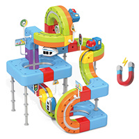 Ensemble de 68 jouets de train électrique magnétique, en matériau ABS, alimenté par batterie au lithium, jouet de construction flexible pour enfants