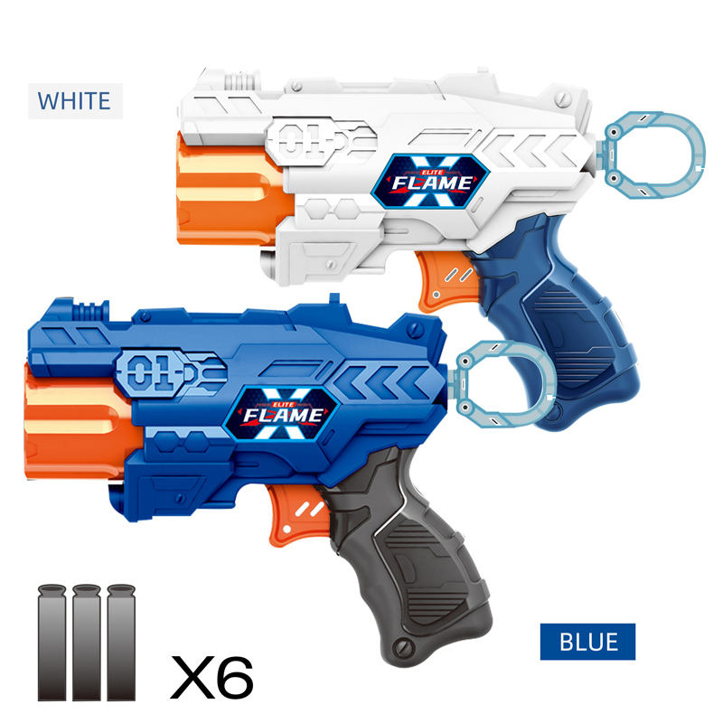 キッズ用エアガンおもちゃセット | ソフト弾発射プラスチック製