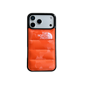 Nuova <span class=keywords><strong>custodia</strong></span> autunno-inverno per <span class=keywords><strong>Apple</strong></span> 17 Pro Max, stile giacca imbottita in <span class=keywords><strong>pelle</strong></span> mimetica 3D, cover per iPhone 16 15 14 13 12 - Product Image 5