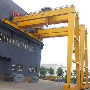 Customizable Single Beam Mobile Half Door <strong>Gantry</strong> <strong>Cranes</strong> High-Performance Motor Single Track 3-25 Ton Semi-<strong>gantry</strong> <strong>Crane</strong> For Sale