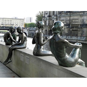 Hochwertige Nackte Frauenstatue Bronze Moderne Kunstskulptur - Product Image 6