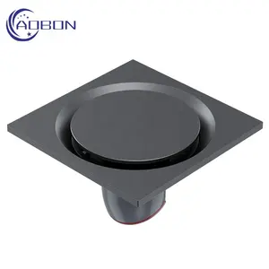 304 Aço Inoxidável Anti-Odor Latão Dreno De Piso Tile Insert Floor Drain Trap Square Floor Drain