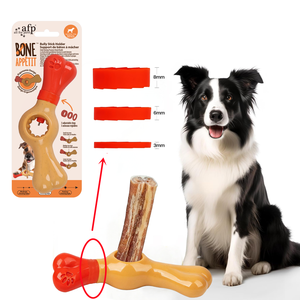 AFP Heavy Duty <strong>Dog</strong> Chew <strong>Stick</strong> Holder Safety Chewing Device BPA Free Nylon Pet <strong>Dog</strong> <strong>Bully</strong> <strong>Stick</strong> Holder <strong>Dog</strong> Toy <strong>For</strong> Prevent Choking - Product Image 1