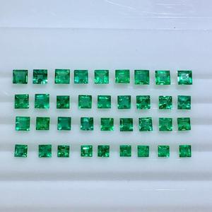 Qianjian-pendientes de esmeralda de primera calidad, pendientes de Esmeralda rugosa <span class=keywords><strong>colombiana</strong></span>, venta al por mayor - Product Image 1